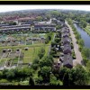 luchtfoto tuin met drone